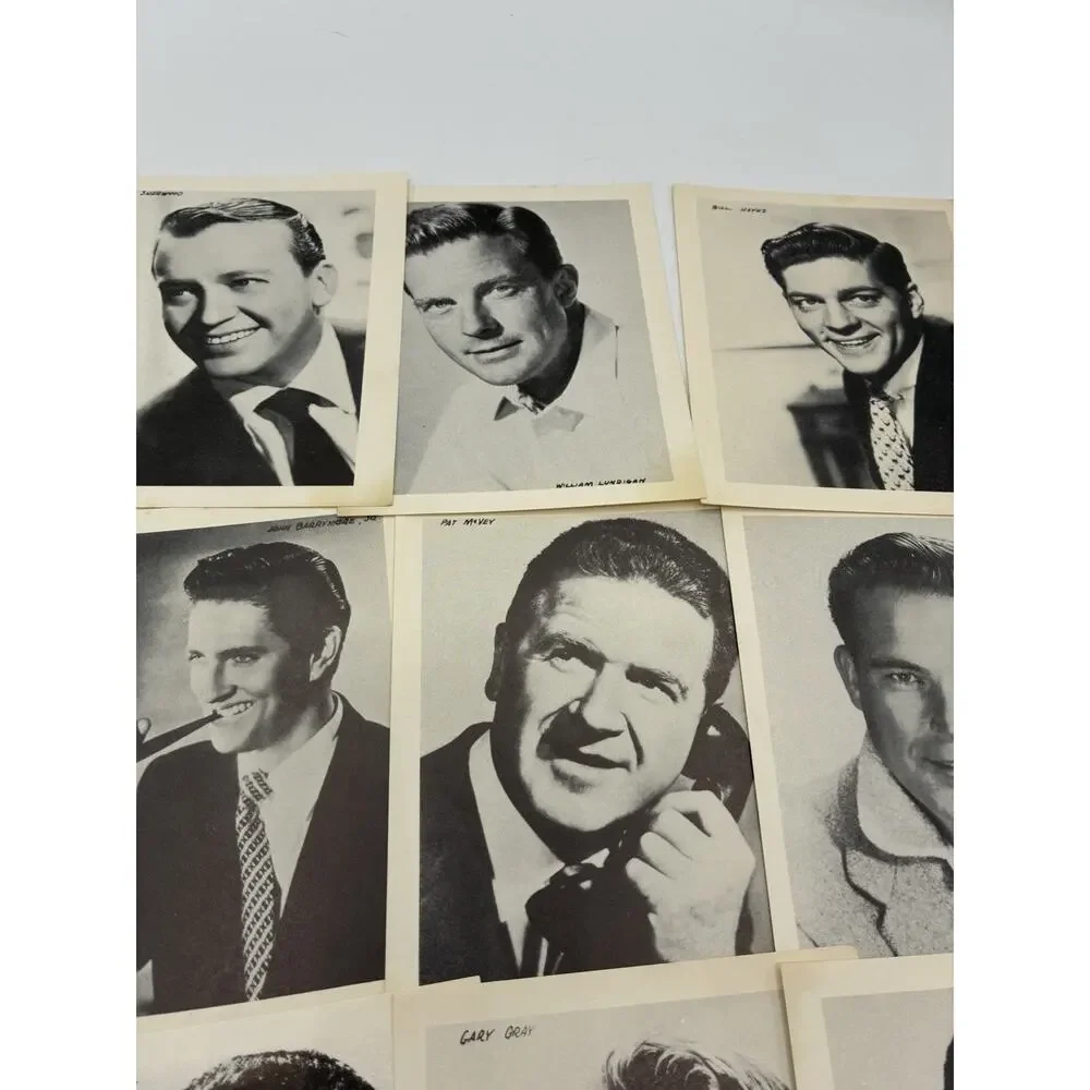 Vintage Hollywood Character Actors Arcade Card Lot – 40 Cards